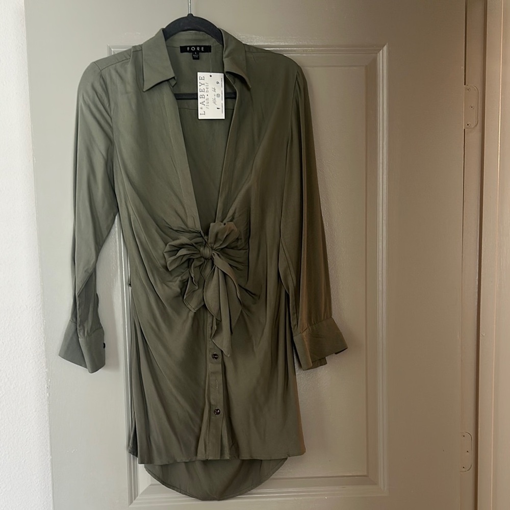 NWT L’ABEYE Olive Dress